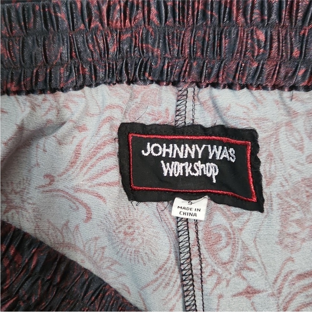 Johnny Was Mystic Gypsy 🔮 Rose Button-Up Satin Shirt and Pants Pajama Night Time - Picture 7 of 9